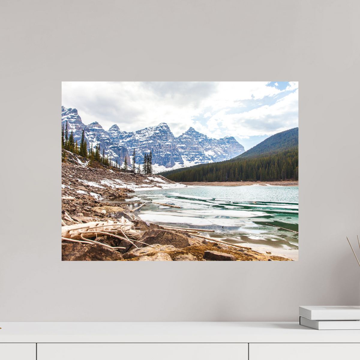 "Thaw at Moraine" - Hover Image