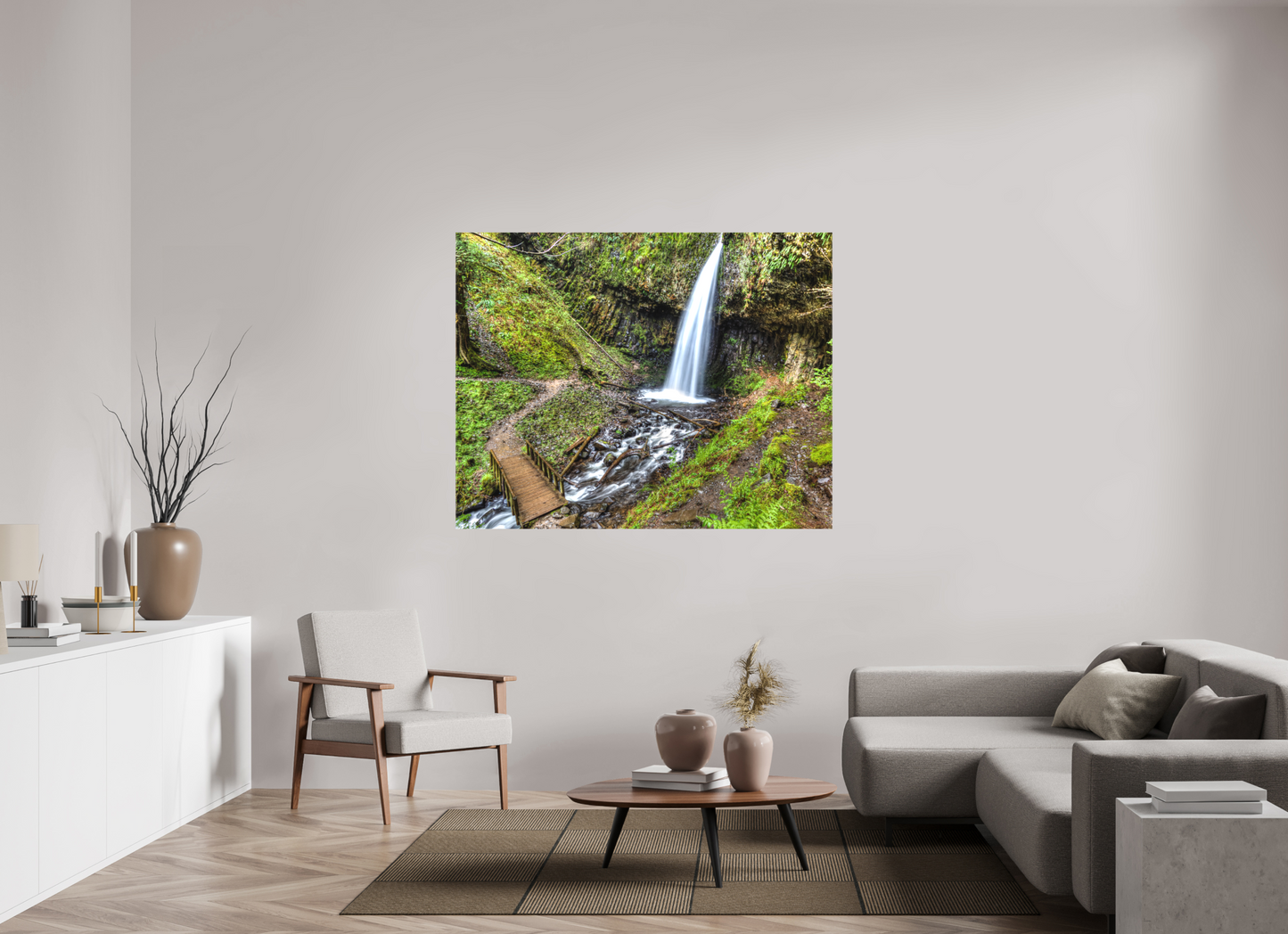 59.8 x 47″, Matte Canvas 1.5" Wrapped "Path to the Veil"